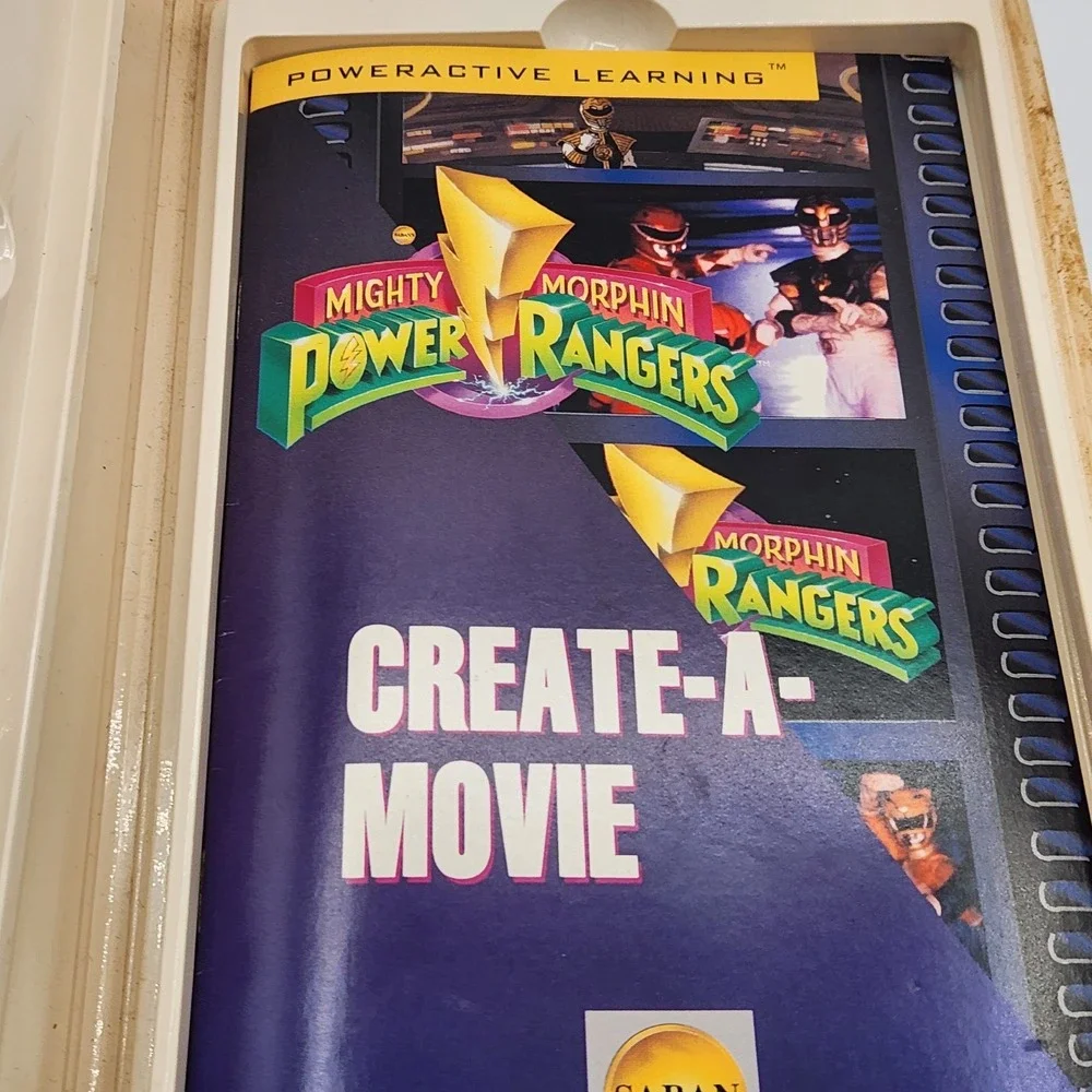 Mighty Morphin Power Rangers Create-A-Movie CD-ROM 1995 Saban PC‎ Mac